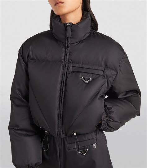 prada long puffer coat|prada puffer jacket cropped.